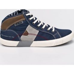 S. Oliver - Trampki. Niebieskie trampki męskie marki S.Oliver, z materiału. W wyprzedaży za 139,90 zł.