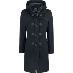 Brandit Long Dufflecoat Płaszcz damski czarny. Czarne płaszcze damskie marki Brandit, m. Za 199,90 zł.