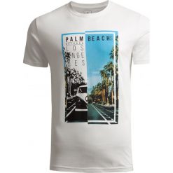 T-shirt męski TSM618 - biały - Outhorn. Białe koszulki męskie Outhorn, m. W wyprzedaży za 29,99 zł.