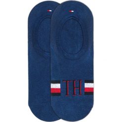 Tommy Hilfiger 2-pack Skarpetki Niebieski. Niebieskie skarpetki męskie TOMMY HILFIGER, bez wzorów, z elastanu. Za 44,95 zł.