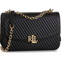 Torebka LAUREN RALPH LAUREN - Madison 27 431770237001 Black. Czarne torebki klasyczne damskie Lauren Ralph Lauren, bez wzorów, ze skóry, wizytowe, na ramię, bez dodatków. Za 1339,00 zł.