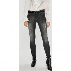 Silvian Heach - Jeansy Britney. Szare jeansy damskie Silvian Heach, z bawełny, z obniżonym stanem. Za 339,90 zł.