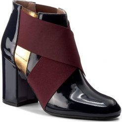Botki damskie lity: Botki POLLINI - SA21128G14TCJ752 Vern. Notte/Qu Mo