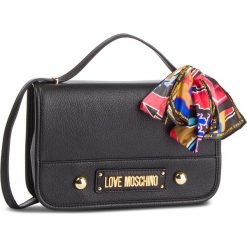 Torebka LOVE MOSCHINO - JC4035PP17LD0000 Nero. Czarne listonoszki damskie Love Moschino, bez wzorów, ze skóry ekologicznej, bez dodatków. W wyprzedaży za 579,00 zł.