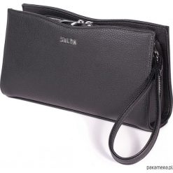 SOCHA TOREBKA mała CLUTCH STRAIGHT LINE BLACK. Czarne torebki klasyczne damskie Pakamera, bez wzorów, eleganckie, małe, bez dodatków. Za 215,00 zł.