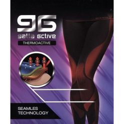 Legginsy: GATTA Legginsy damskie black grey r. XL