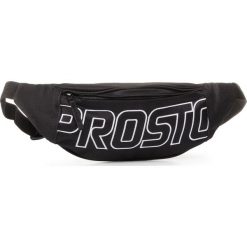 Saszetka nerka PROSTO. - 8244 Black. Czarne torby męskie skórzane Prosto., bez wzorów, z materiału, młodzieżowe. Za 99,00 zł.