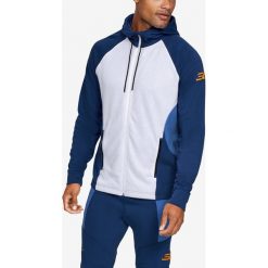 Under Armour SC30™ Kurtka Niebieski Biały. Niebieskie płaszcze męskie Under Armour, na wiosnę, s, bez wzorów, z bawełny. Za 464,95 zł.