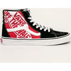 Vans - Trampki. Czarne trampki męskie Vans, bez wzorów, ze skóry, na sznurówki. W wyprzedaży za 259,90 zł.