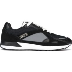 Versace Jeans Couture Tenisówki Czarny. Czarne trampki męskie Versace Jeans Couture, bez wzorów, z jeansu, bez zapięcia. Za 686,95 zł.