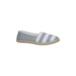 Tenisówki damskie: Espadryle Casu Szare espadryle slip on w paski B825-5