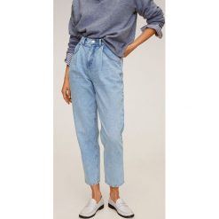 Mango - Jeansy Angelica. Niebieskie jeansy damskie Mango, z podwyższonym stanem. Za 139,90 zł.