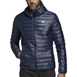 ADIDAS VARILITE HOODED JACKET > DX0785. Pomarańczowe kurtki męskie Adidas, s, bez wzorów, z tkaniny, street, bez kaptura. W wyprzedaży za 399,99 zł.