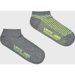 Levi's - Skarpety (2-pack). Szare skarpetki męskie Levi's®, bez wzorów, z elastanu. Za 39,90 zł.