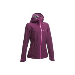 Kurtka turystyczna MH500 WTP damska. Różowe kurtki damskie QUECHUA, s, bez wzorów, z elastanu, bez kaptura. Za 299,99 zł.