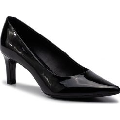 Półbuty GEOX - D Bibbiana A D829CA 00066 C9999 Black. Czarne czółenka damskie Geox, bez wzorów, ze skóry, bez obcasa, na obcasie. W wyprzedaży za 289,00 zł.