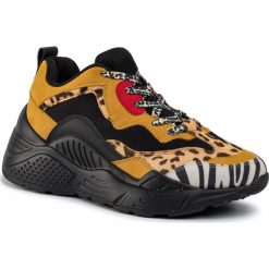 Sneakersy STEVE MADDEN - Antonia SM11000745-04005-713 Yellow Multi. Żółte półbuty damskie Steve Madden, z zamszu. W wyprzedaży za 419,00 zł.