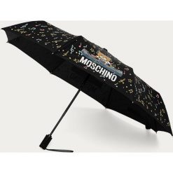 Moschino - Parasol. Czarne parasole MOSCHINO, bez wzorów. Za 369,90 zł.