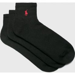 Polo Ralph Lauren - Skarpety (3-Pack). Czarne skarpetki męskie marki Polo Ralph Lauren, z elastanu. Za 129,90 zł.
