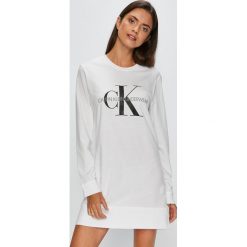 Calvin Klein Underwear - Koszula nocna. Szare koszule nocne i halki Calvin Klein Underwear, z bawełny. Za 199,90 zł.