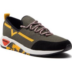 Sneakersy DIESEL - S-Kby Y01534 P1760 H5411 Olive Night/Golden Rod. Zielone sneakersy męskie Diesel, bez zapięcia. W wyprzedaży za 389,00 zł.
