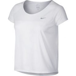 Topy sportowe damskie: koszulka do biegania damska NIKE RUN FAST SHORT SLEEVE / 719485-100 – koszulka do biegania damska NIKE RUN FAST SHORT SLEEVE