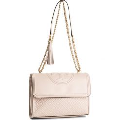 Torebka TORY BURCH - Fleming Convertible Shoulder Bag 43833 Shell Pink 652. Różowe torebki klasyczne damskie Tory Burch, bez wzorów, ze skóry, klasyczne, bez dodatków. W wyprzedaży za 1299,00 zł.