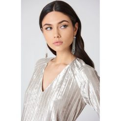 Kolczyki damskie: NA-KD Accessories Łańcuszkowe kolczyki chwosty – Silver