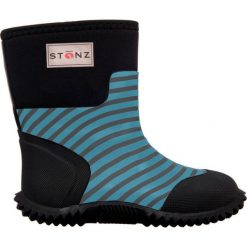 Stonz kalosze chłopięce West Stripes 31 czarne/niebieskie. Niebieskie buty chłopięce zimowe Stonz, bez zapięcia. Za 333,00 zł.
