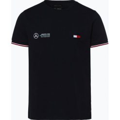 Tommy Hilfiger - T-shirt męski, niebieski. Niebieskie t-shirty męskie TOMMY HILFIGER, m, bez wzorów, z włókna, bez kołnierzyka. Za 269,95 zł.