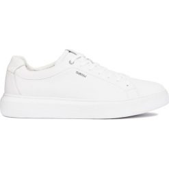 Geox Deiven Tenisówki Biały. Białe trampki męskie Geox, bez wzorów, ze skóry, bez zapięcia. Za 548,95 zł.