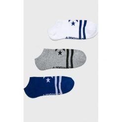 Converse - Skarpety (3-pack). Niebieskie skarpetki męskie marki Converse, bez wzorów, z elastanu. Za 39,90 zł.