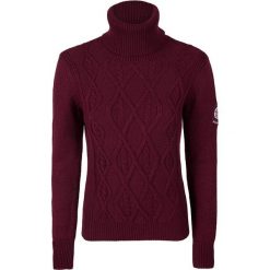 Golfy damskie: Sweter w kolorze bordowym