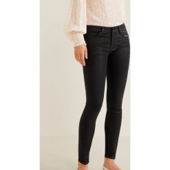 Mango - Jeansy Gloss. Czarne jeansy damskie Mango, z elastanu. Za 199,90 zł.
