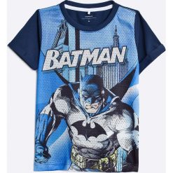 Name it - T-shirt dziecięcy 104-128 cm. Szare t-shirty męskie marki Name it, z nadrukiem, z elastanu. W wyprzedaży za 29,90 zł.