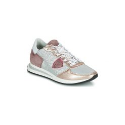 Buty Philippe Model TROPEZ X. Szare trampki i tenisówki damskie Philippe Model, bez wzorów, bez zapięcia. Za 1299,00 zł.