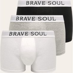 Brave Soul - Bokserki (3-pack). Bokserki męskie Brave Soul, z nadrukiem, z elastanu. W wyprzedaży za 59,90 zł.