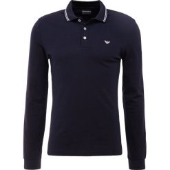 Emporio Armani Koszulka polo blu scuro. Szare koszulki polo marki Emporio Armani, l, z bawełny, z kapturem. Za 509,00 zł.