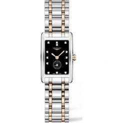 LONGINES PROMOCJA DolceVita L5.255.5.57.7. Szare zegarki damskie LONGINES, złote. W wyprzedaży za 5730,00 zł.