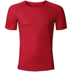 Odlo Koszulka męska Cubic czerwona r. L (140042). Czerwone koszulki sportowe męskie marki Odlo, l. Za 149,95 zł.