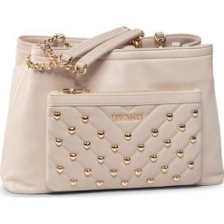 Torebka LOVE MOSCHINO - JC4238PP0AKE0110 Avorio. Brązowe torebki klasyczne damskie Love Moschino, bez wzorów, ze skóry ekologicznej, klasyczne, bez dodatków. W wyprzedaży za 699,00 zł.