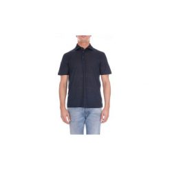 Koszulki polo z krótkim rękawem Cruciani CUJLIP30. Niebieskie koszulki męskie Cruciani, m, bez wzorów, polo, z krótkim rękawem, krótkie. Za 112,50 zł.