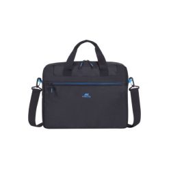 Torba RIVACASE Regent 13-14 cali Czarny. Czarne torby na laptopa RivaCase, w paski, z poliesteru, eleganckie. Za 62,99 zł.