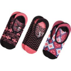 Zestaw 3 par stopek damskich VANS - 3Pk Geohero C CVN0A3NGC448 r. 37-41 Multi. Czarne skarpetki damskie Vans, bez wzorów, z elastanu. Za 59,00 zł.
