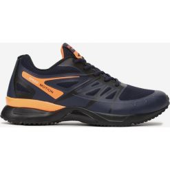 Granatowo-Pomarańczowe Buty Sportowe Tonisha. Niebieskie buty sportowe męskie Born2be, z jeansu, na sznurówki. Za 129,99 zł.