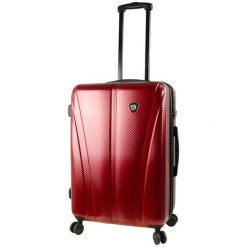 Mia Toro Walizka Podróżna m1238/3-L Burgund. Czerwone walizki marki Mia Toro, bez wzorów, eleganckie. Za 519,00 zł.
