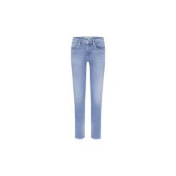 Jeansy skinny Calvin Klein Jeans J20J211006 011 MID RISE. Niebieskie jeansy damskie Calvin Klein Jeans, bez wzorów, z jeansu. Za 330,90 zł.