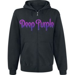 Deep Purple Smoke On The Water Bluza z kapturem rozpinana czarny. Czarne bluzy męskie marki Deep Purple, l, bez wzorów, z kapturem, bez rękawów, z kapturem. Za 184,90 zł.