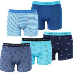 Bokserki Lee Cooper 5pack Blue Mix. Niebieskie bokserki damskie Lee Cooper, xxl, bez wzorów, z elastanu. Za 79,00 zł.