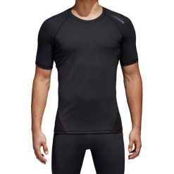 Koszulka termoaktywna męska ADIDAS TECHFIT ALPHASKIN SPORT TEE / CF7235 - TECHFIT ALPHASKIN. Czarne koszulki męskie termoaktywne Adidas, m, bez wzorów, bez kołnierzyka, bez rękawów, techfit (adidas). Za 129,00 zł.